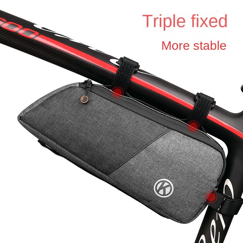 Geantă triunghiulară pentru bicicletă Cadru pentru bicicletă Geantă pentru tub din față Geantă de ciclism impermeabilă Geanta pentru baterie Husă de ambalare Accesorii Geantă pentru bicicletă Fără buză