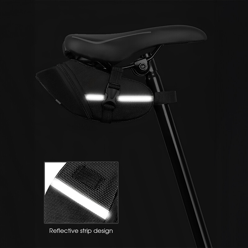 1 vnt dviračio balnelio krepšys kalnų dviračio uodegos krepšys dviračio pagalvėlės krepšys sulankstomas uodegos krepšio laikymo krepšys dviračių įrangos priedai