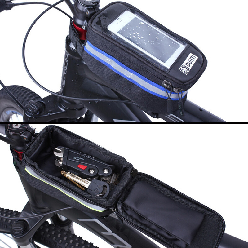Biciklistička torba za telefon Vodootporna reflektirajuća biciklistička torba otporna na kišu Prednji zaslon osjetljiv na dodir Cestovna MTB brdska biciklistička torba za telefon Pribor