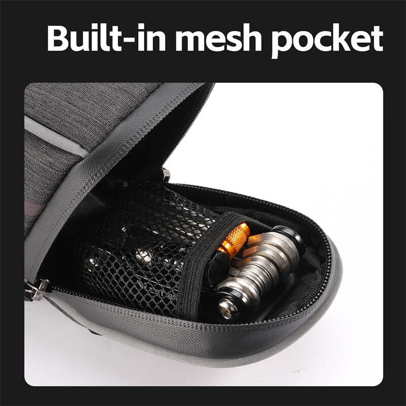 WEST BIKING Šarena torba za sedlo bicikla Prijenosna MTB torba za bicikl Reflektirajuća torba za stražnje sjedalo Vodootporna torba za jahanje sedla