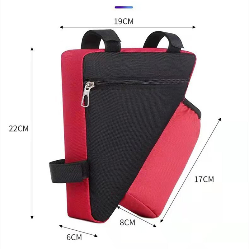 Dviračio krepšys vandeniui atsparus rėmas priekinis vamzdis trikampis krepšys Mobiliojo telefono įrankių krepšys vandens butelio laikiklio maišelis Dviračio priedai