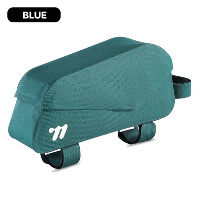 WEST BIKING Torba za gornju cijev s magnetskim poklopcem za bicikle s montiranim vijcima i remenima MTB cestovni bicikl Vodootporna strukturirana torba s prednjim okvirom