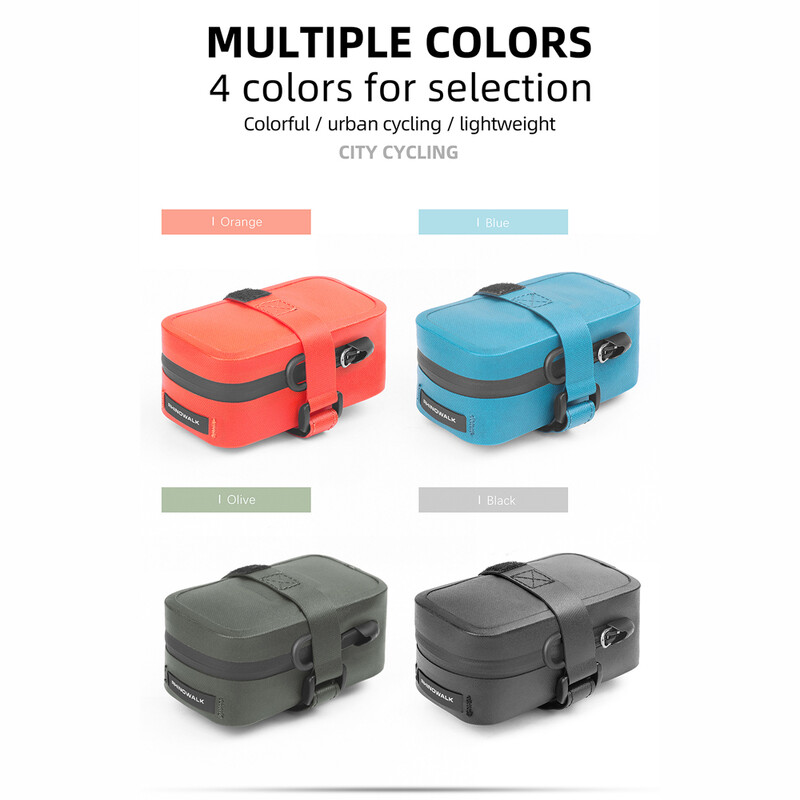 Rhinowalk torba za sjedalo bicikla Lagana i vodootporna torba za sjedalo bicikla ispod sjedala Torbica za biciklistički alat za brdski cestovni bicikl