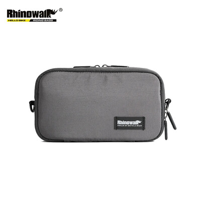 RHINOWALK torba za upravljač bicikla, višenamjenska vodootporna torbica za mobilni telefon za bicikl, crne sive boje, veliki kapacitet X2011