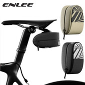 ENLEE Geantă de bicicletă Geantă de șa pentru bicicletă de drum și de munte Geantă cu tub pentru scaun pentru bicicletă ultraușoară Genți spațioase mari pentru biciclete