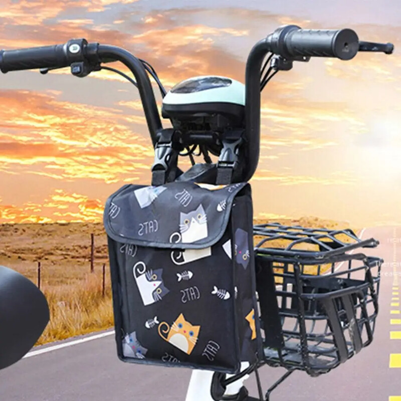 1 gab ūdensizturīgs riteņbraukšanas priekšējais glabāšanas velosipēda soma Mobilā tālruņa turētājs velosipēda grozs šosejas velosipēda rāmis kabatas MTB velosipēda piederumi