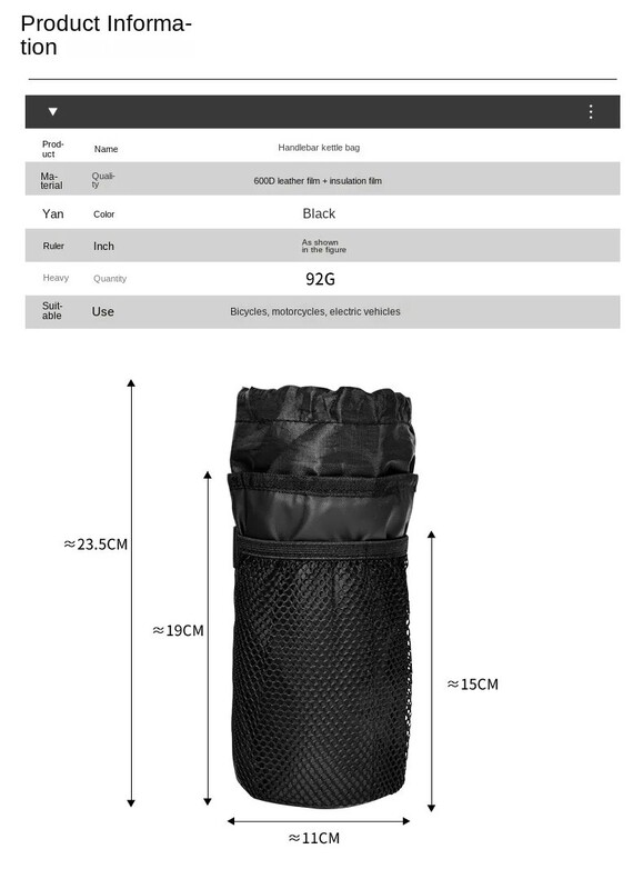 Taška na fľašu s vodou ESLNF na bicykel, multifunkčná taška na bicykel, taška na mobilný telefón a taška na fľašu s vodou, taška na cyklistickú fľašu s vodou