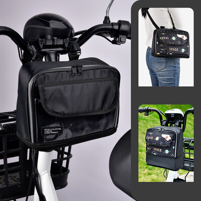 Geantă pentru ghidon din față pentru bicicletă Echipament multifuncțional pentru bicicletă de munte Geanta pentru cadru Coș impermeabil, rezistent la ploaie Sport în aer liber
