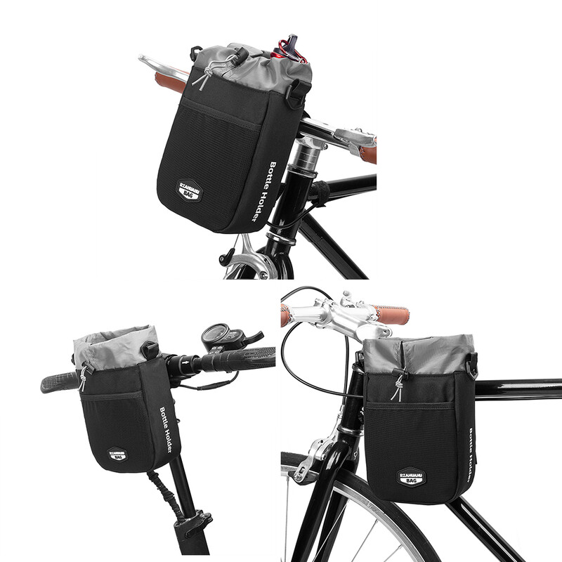 2.5/1L torbe s prednjim okvirom bicikla, torbe velikog kapaciteta, torbe za držanje boce s vodom za upravljač za Kugoo M4 skuter, električni brdski bicikl