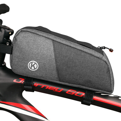 Mountainous Highway Bicycle Upper Pipe Bag Triangle Saddle Packet μπροστινή δοκός Εξοπλισμός ιππασίας Oxford Τσάντες ποδηλάτου μεγάλης χωρητικότητας