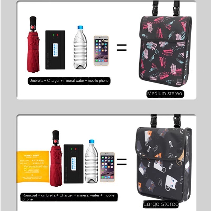 Vodootporna torba za električni bicikl s velikim kapacitetom za pohranu i punjenje sprijeda