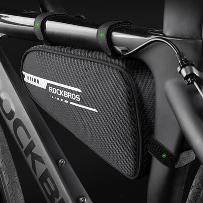 ROCKBROS Bike Saddle Bag MTB Road Cycling Reflective Twill Top Tube Triangle Bag Bicycle Frame Front Tube Bag Чанта за предна тръба