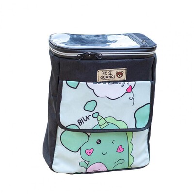 Torba za upravljač bicikla Vodootporna velikog kapaciteta Zatvaranje patentnim zatvaračem s crtanim uzorkom Dvoslojna prednja torba za bicikl Ručka električnog bicikla