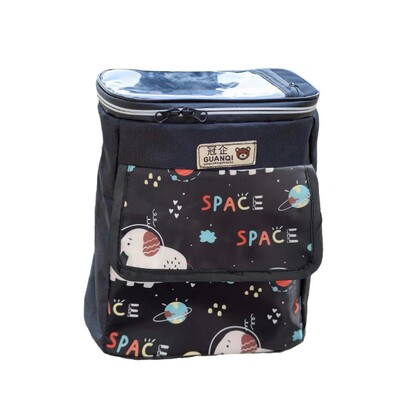 Torba za upravljač bicikla Vodootporna velikog kapaciteta Zatvaranje patentnim zatvaračem s crtanim uzorkom Dvoslojna prednja torba za bicikl Ručka električnog bicikla