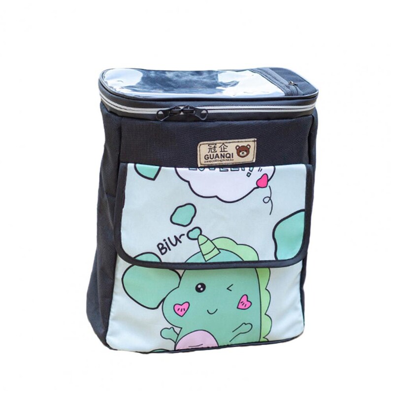 Torba za upravljač bicikla Vodootporna velikog kapaciteta Zatvaranje patentnim zatvaračem s crtanim uzorkom Dvoslojna prednja torba za bicikl Ručka električnog bicikla