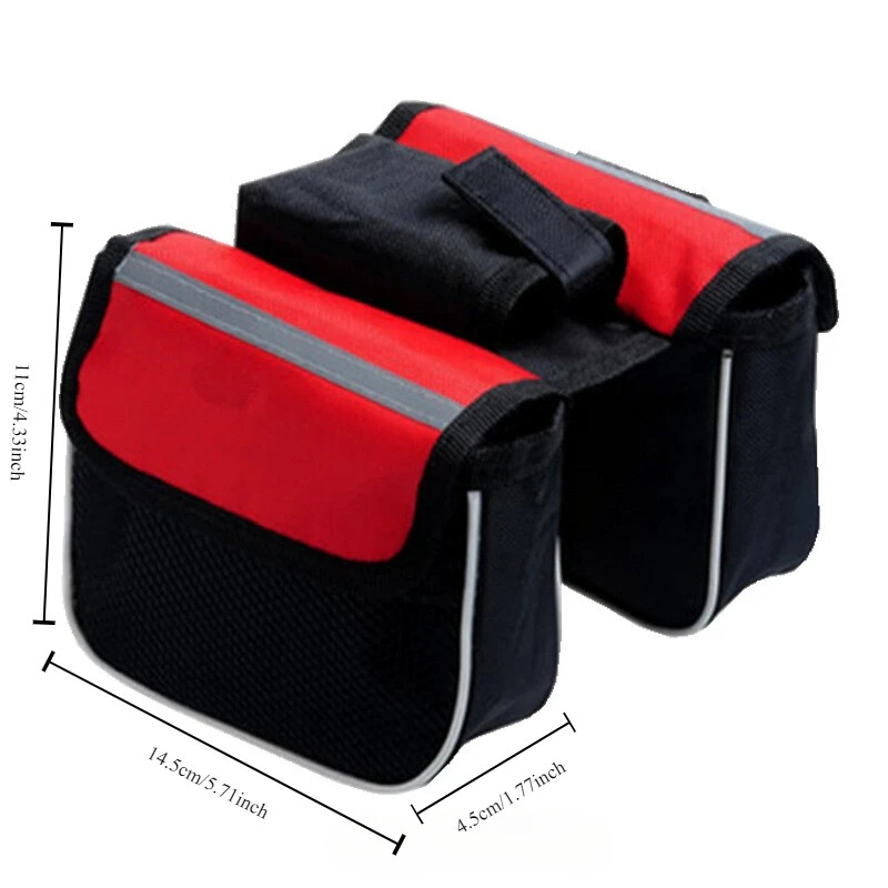 3 σε 1 Διμερείς τσάντες μεγάλης χωρητικότητας Τσάντες ποδηλάτου Τσάντες ποδηλασίας Saddlebags Bike Tube Bags Ποδηλασία Εξοπλισμός Τσάντα ποδηλάτου Αξεσουάρ ποδηλάτου