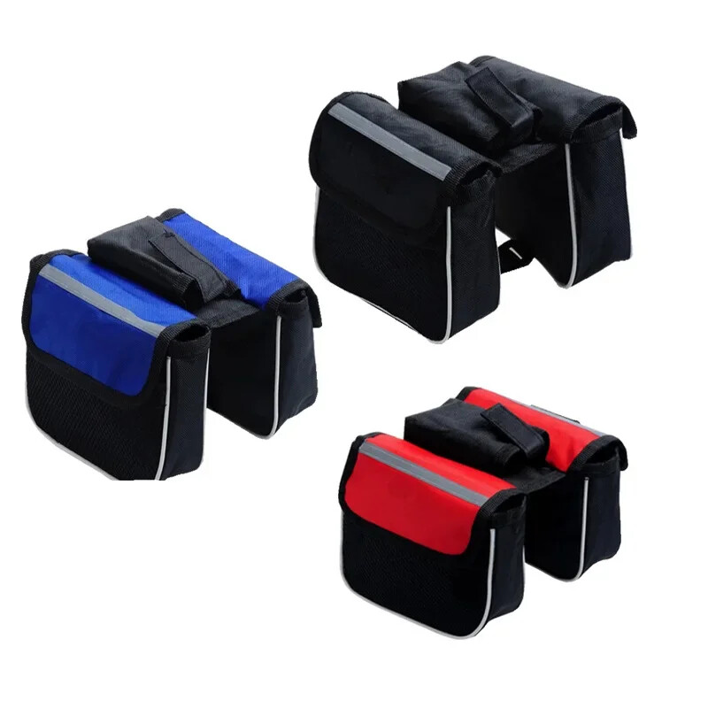 3 σε 1 Διμερείς τσάντες μεγάλης χωρητικότητας Τσάντες ποδηλάτου Τσάντες ποδηλασίας Saddlebags Bike Tube Bags Ποδηλασία Εξοπλισμός Τσάντα ποδηλάτου Αξεσουάρ ποδηλάτου