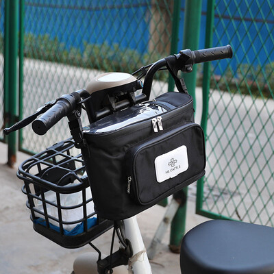 Prednja torba za cestovni bicikl, torba za vješanje bicikla, univerzalna torba za pohranu, torba za vješanje za bicikl na baterije, prostor za pohranu mobilnog telefona otporan na kišu