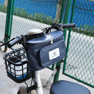 Prednja torba za cestovni bicikl, torba za vješanje bicikla, univerzalna torba za pohranu, torba za vješanje za bicikl na baterije, prostor za pohranu mobilnog telefona otporan na kišu
