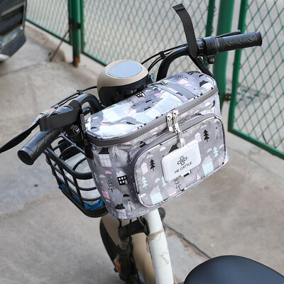 Prednja torba za cestovni bicikl, torba za vješanje bicikla, univerzalna torba za pohranu, torba za vješanje za bicikl na baterije, prostor za pohranu mobilnog telefona otporan na kišu