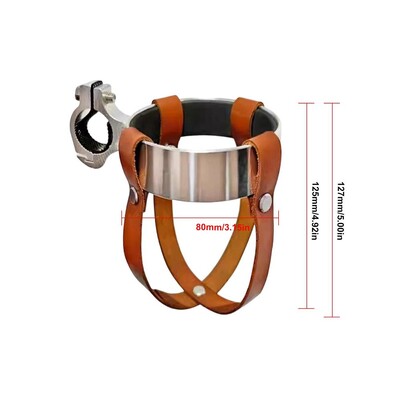 Držiak na fľaše na bicykel, retro stojan na poháre z nehrdzavejúcej ocele, cestný bicykel, klietka na poháre na kávu, klasický cyklistický držiak na riadidlá