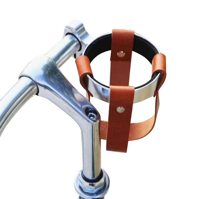 Držiak na fľaše na bicykel, retro stojan na poháre z nehrdzavejúcej ocele, cestný bicykel, klietka na poháre na kávu, klasický cyklistický držiak na riadidlá