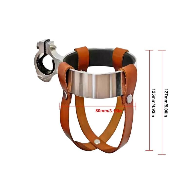 Držiak na fľaše na bicykel, retro stojan na poháre z nehrdzavejúcej ocele, cestný bicykel, klietka na poháre na kávu, klasický cyklistický držiak na riadidlá