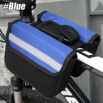 1 ks cyklistické bočné tašky, taška na rám bicykla, sedlo, prednú trubku, dvojité bočné puzdro, čierna, nosič bicyklov, sedlová taška, príslušenstvo na bicykel
