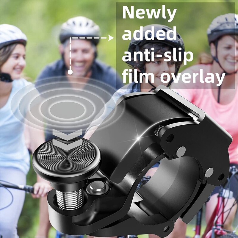 Nový nerezový zvonček na bicykel, MTB cyklistický klaksón, zvonček na riadidlá bicykla, svieži zvuk klaksónu pre bezpečnosť bicyklov, príslušenstvo pre bicykle