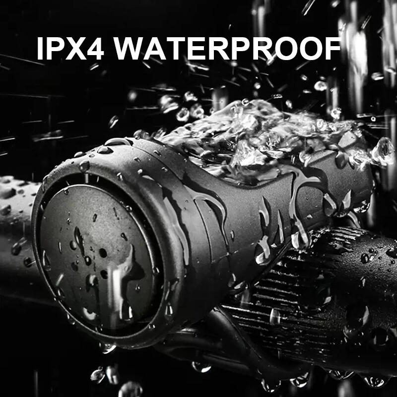 120 dB velosipēda durvju zvana signāltaure, USB uzlādējams elektriskais skaņas signāls 4 režīmi motocikla signāltaure kalnu ceļu riteņbraukšanas pretaizdzīšanas signalizācija