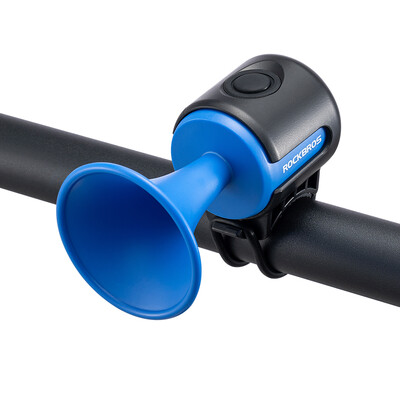 ROCKBROS zvono za bicikl Elektronička truba 120db Glasnoća Električno zvono IPX4 zvučnik Prsten alarma Rastezljivo zvono za biciklizam lagano montiranje