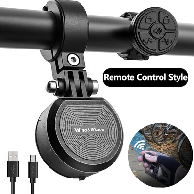 Zvono za bicikle Vodootporna zvona za trube Prijenosni USB punjenje Sigurnosna električna truba za brdski bicikl Alarm za trubu Glasno zvono Dodaci za bicikl