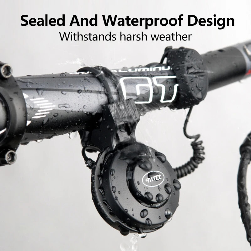 TWOOC T-002S MTB cestovni bicikl Elektronsko zvonce USB punjenje Biciklizam Audio Upravljač bicikla Sirena Sigurnosno upozorenje Alarm Truba