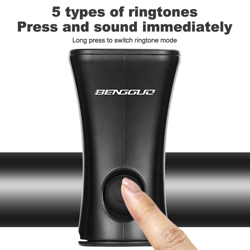 Biciklističko elektroničko zvono tipa-c punjivo 120 decibela glasan alarm sirena Bicikl Motocikl Skuter Dodaci za biciklizam