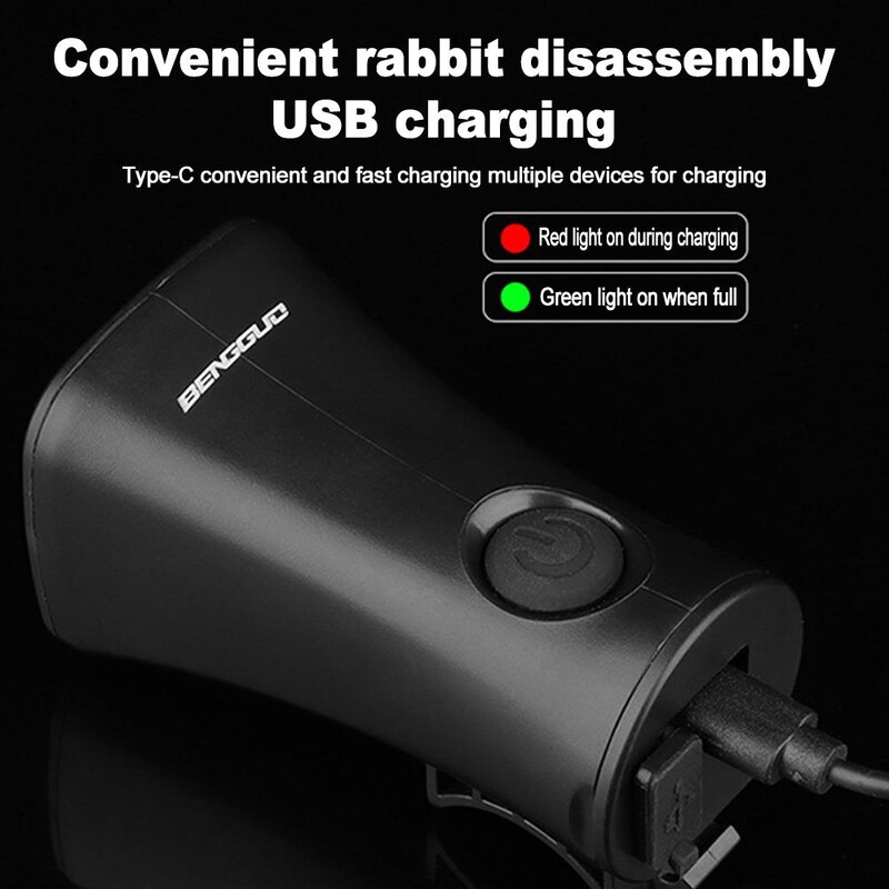 Biciklističko elektroničko zvono tipa-c punjivo 120 decibela glasan alarm sirena Bicikl Motocikl Skuter Dodaci za biciklizam