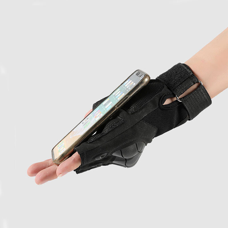 Vonkajšie taktické rukavice s polovičným prstom, tvrdé kĺby, pánske rukavice s protišmykovou rukoväťou, športové, poľovnícke, airsoftové, motocyklové, cyklistické rukavice