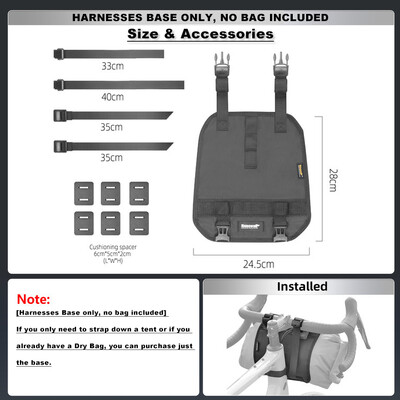 Rhinowalk Bilke kormányhevederek 12 literes száraztáska vízálló levehető első táska nagy méretű rögzíthető alaphoz illeszkedik MTB országúti kerékpározáshoz