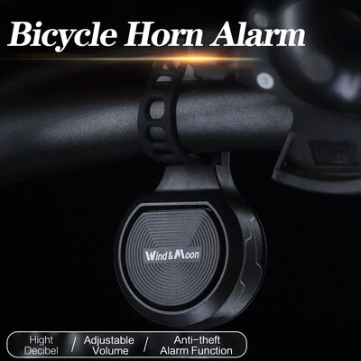 Alarma bicicletei sonerie electrica portabil, incarcare USB de siguranta electrica, alarma de claxon pentru biciclete de munte, sonerie tare, accesorii pentru bicicleta pentru ciclism