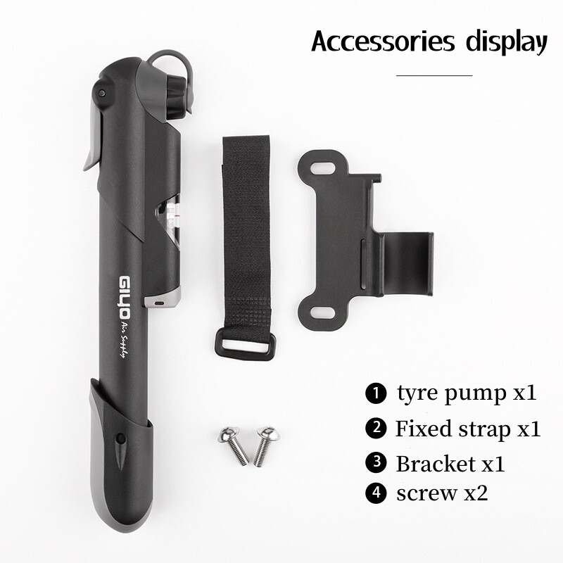 GIYO Originalna pumpa za napuhavanje bicikla Vanjski dodaci Barometar Mini prijenosna pumpa za Schrader ventil Francuski ventil SV (AV) PV(FV)