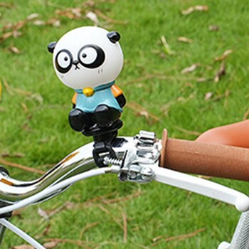 Прекрасна Panda Bike Bell Детски велосипед Horn Squeeze Kawaii Tiger Велосипедни клаксони Забавни животински звуци Аксесоари за кормило на велосипед