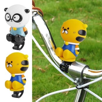 Прекрасна Panda Bike Bell Детски велосипед Horn Squeeze Kawaii Tiger Велосипедни клаксони Забавни животински звуци Аксесоари за кормило на велосипед