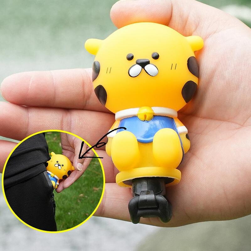 Prekrasno Panda Zvono za bicikl Dječja truba za bicikl Stisak Kawaii Tigar Rogovi za bicikl Zabavni zvukovi životinja Dodaci za upravljač bicikla