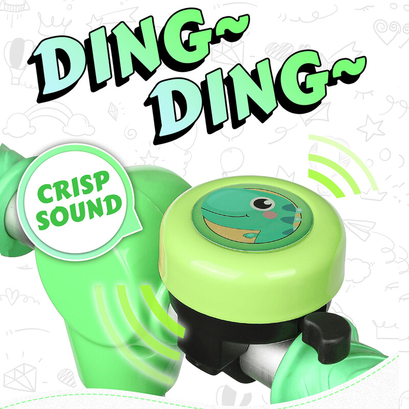 Zvono za dječje bicikle Dječji mini slatki prsten za biciklizam Upozorenje za alarm za skuter Tricikl Sportski upravljač Zvono za rog Dodaci za bicikl