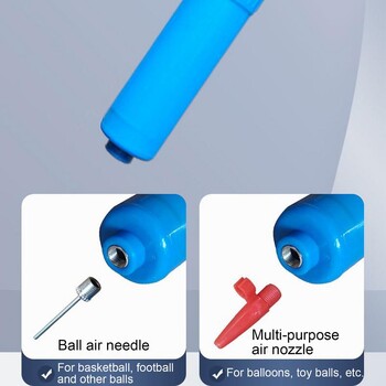 Φουσκωτό κιτ φουσκωτών αντλιών Mini Hand Air Balls Pump με βελόνα για Μπάλες μπάσκετ ποδοσφαίρου ποδοσφαίρου βόλεϊ