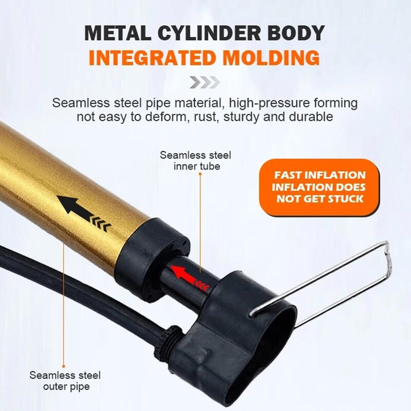20 cm pumpa na pneumatiky na bicykel, basketbal, futbal, hustenie ihly, balón, prenosná lopta, ihla, rôzne hračky, nabíjačka lopty na plávanie
