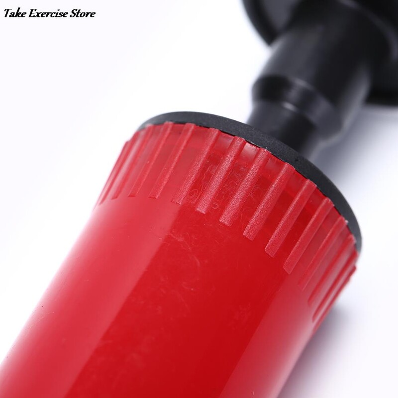 Futbolo futbolo pripučiamas kamuolinis rankinis oro siurblys su adata Atsitiktinių spalvų karštas pardavimas