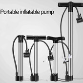 Pompă pentru bicicletă 150PSi Pompă de aer pentru picior pentru bicicletă Pompă pentru pneuri Pompă cu pedală pentru bicicletă Pompă pentru motociclete de înaltă presiune pentru ciclism rutier MTB