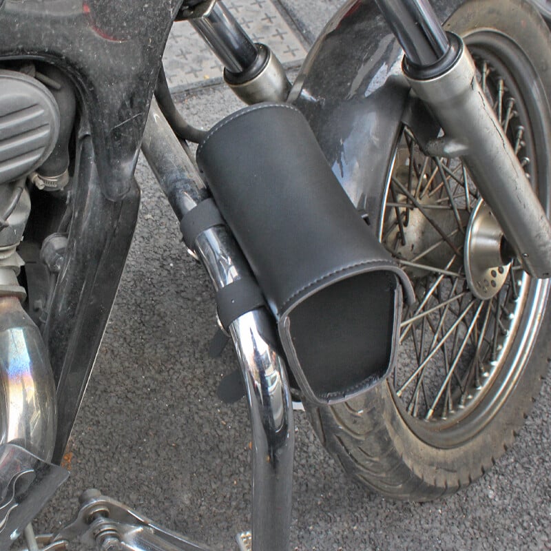 Retro bicykel kožený vodotesný univerzálny taška na riadidlá elektrické vozidlo motocykel závesná taška bicykel taška na hlavu bicykla