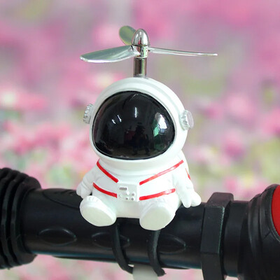 Δημιουργική διακόσμηση Astronaut Duck Bike με προπέλα MTB τιμόνι σκούτερ μοτοσικλέτας Decro αξεσουάρ Ρητίνη παιδικά παιχνίδια ποδηλάτου