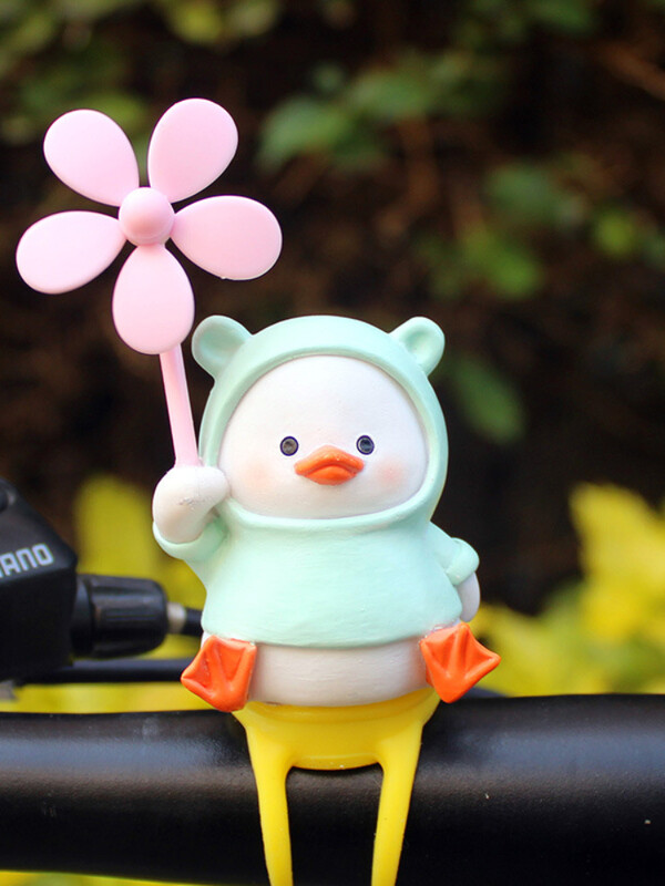 Kreativni astronautski ukras za bicikl s patkom s propelerom MTB motocikl Skuter Upravljač Decro dodaci Smola Dječji bicikl Igračke